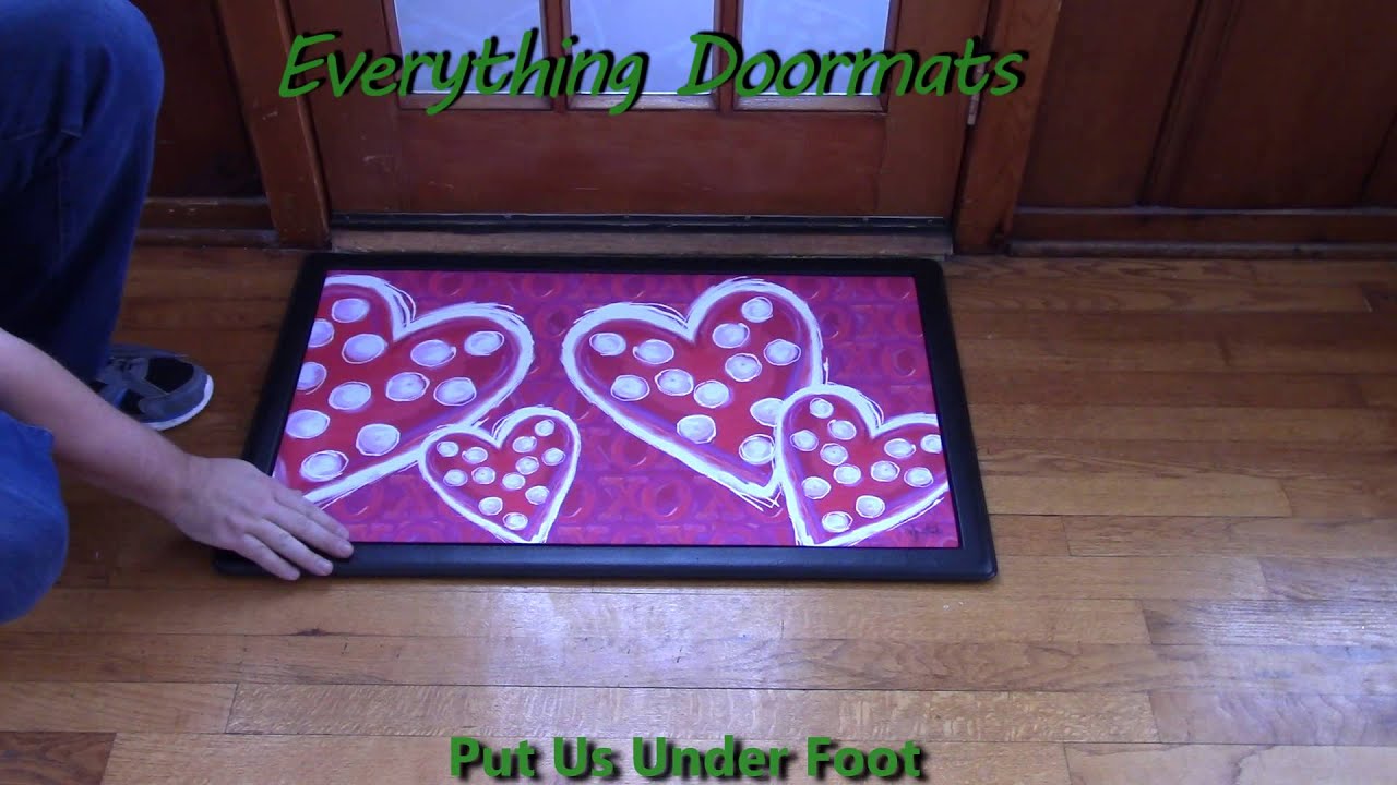 Valentine Wishes MatMates Insert Doormat - 18 x 30