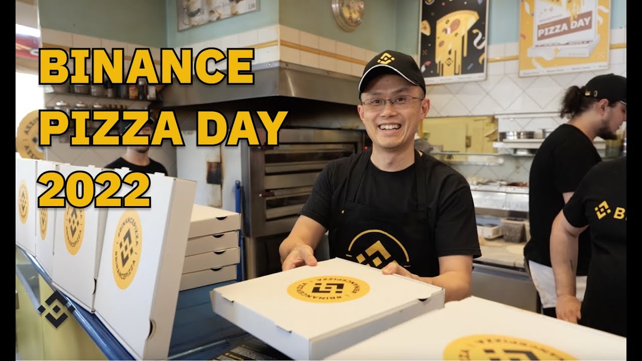 Binance Co-Founder and Former CEO CZ serves pizza on Bitcoin Pizza Day!