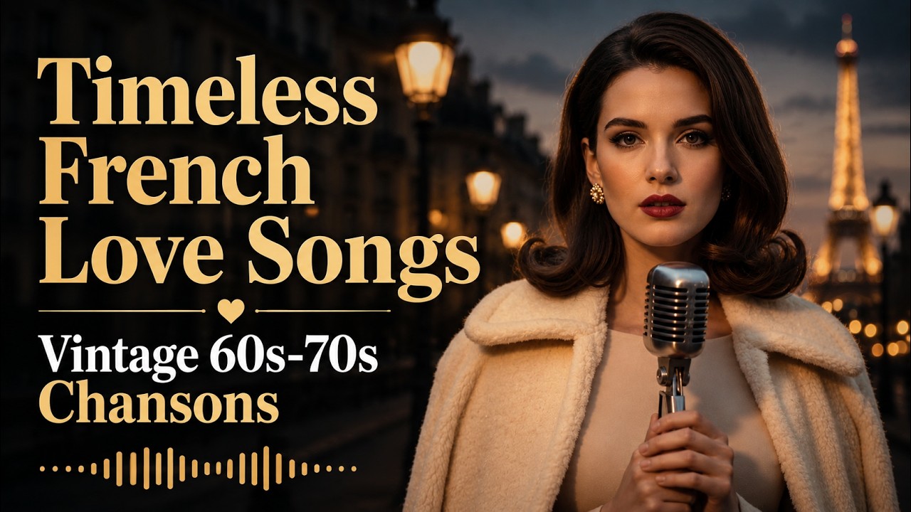 Timeless French Romance Chansons 💖 Vintage 60s–70s Love Songs from Paris
