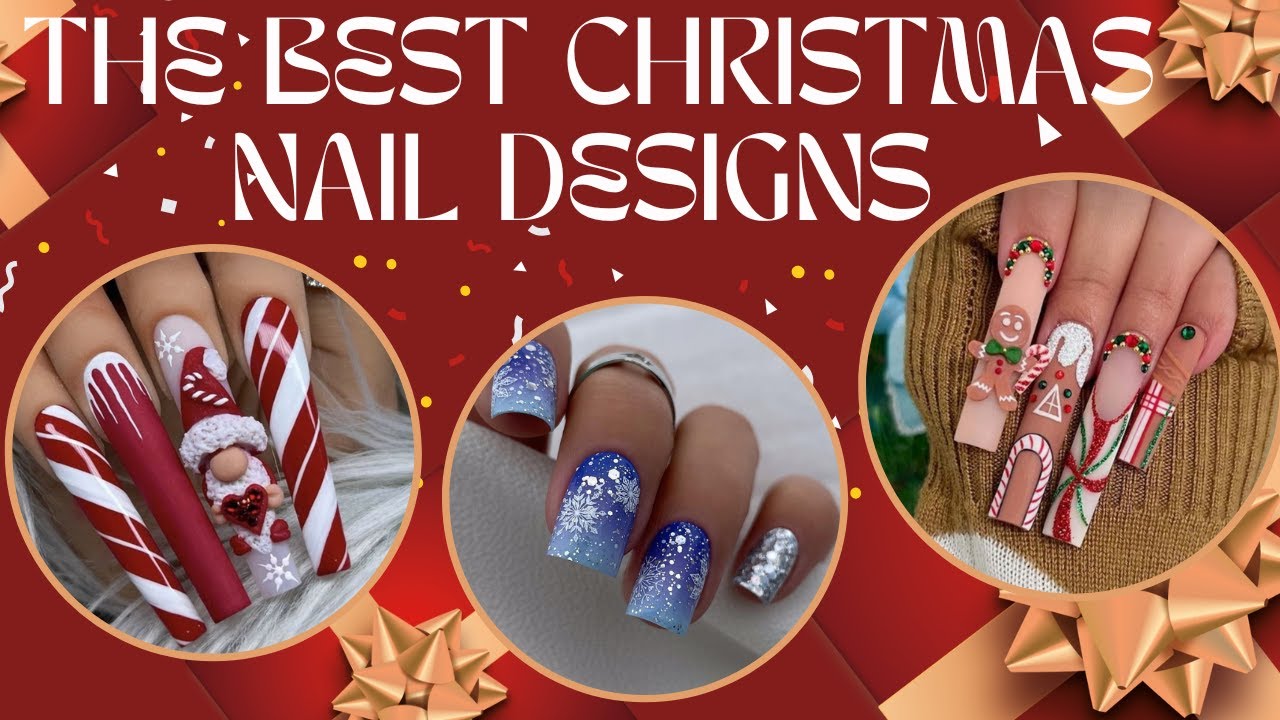 Los mejores ideas en diseños de uñas para esta navidad 🌲☃️