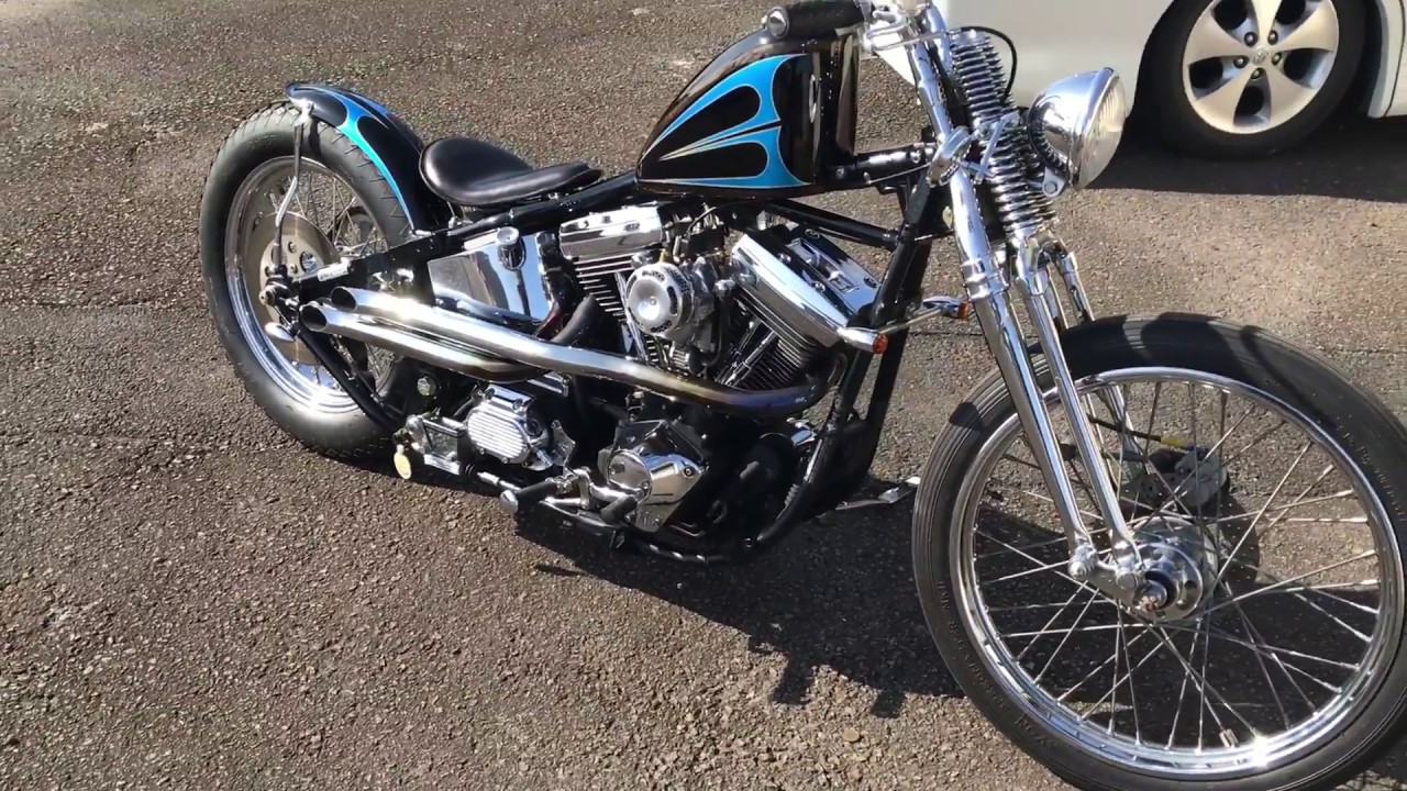 ハーレー チョッパー 1999 FXSTC スタート