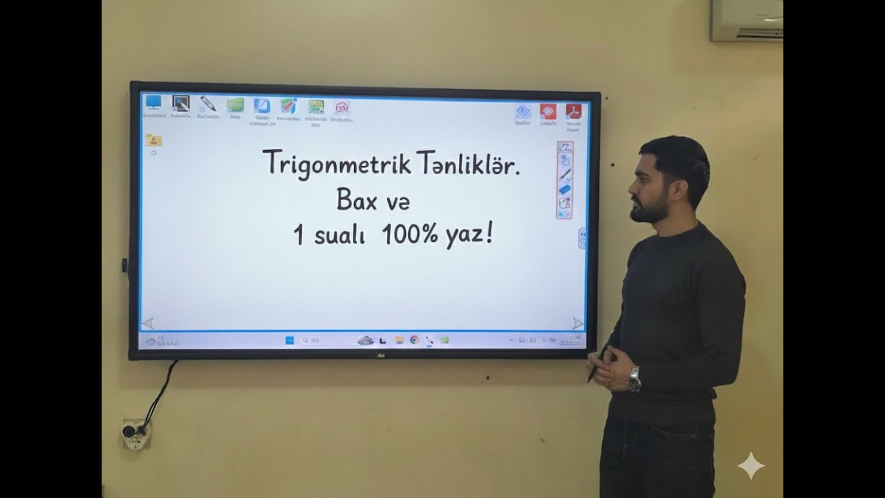 ✅Triqonometrik Tənliklər – 6-cı hissə: SON. Bax və 1 sualı 100% yaz! 🔥