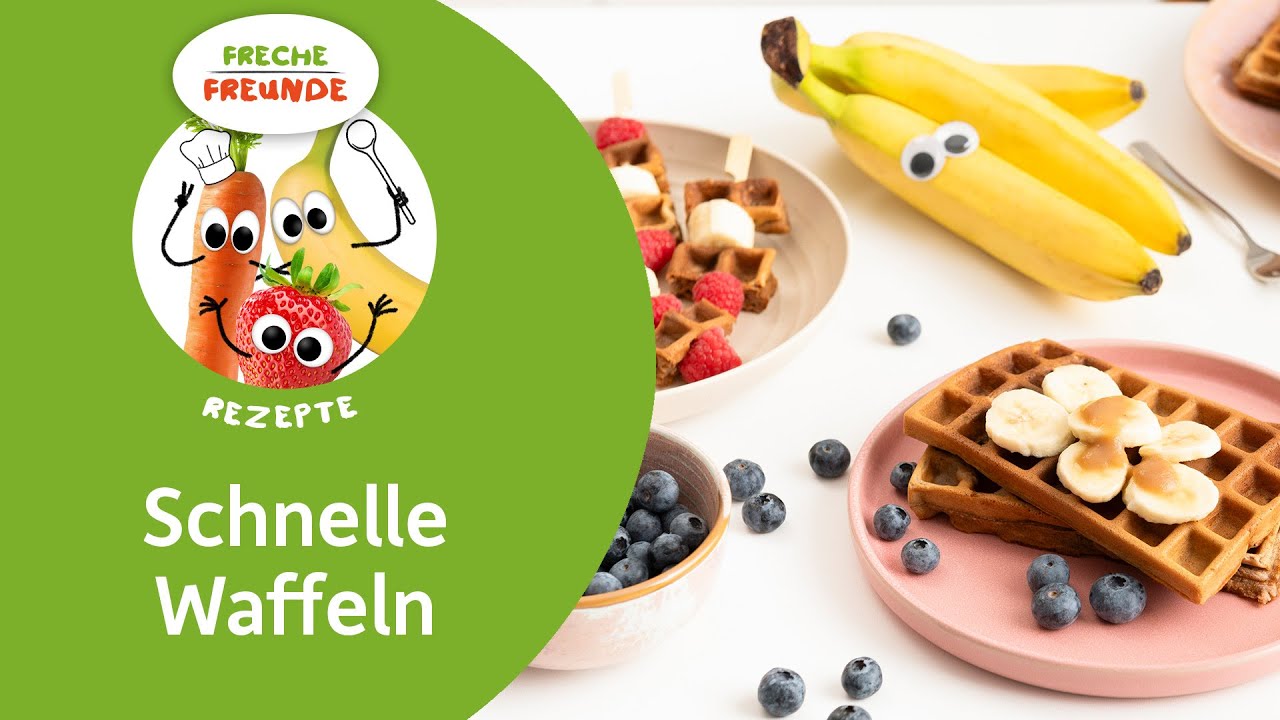 Schnelle Waffeln  - Freche Freunde Rezept