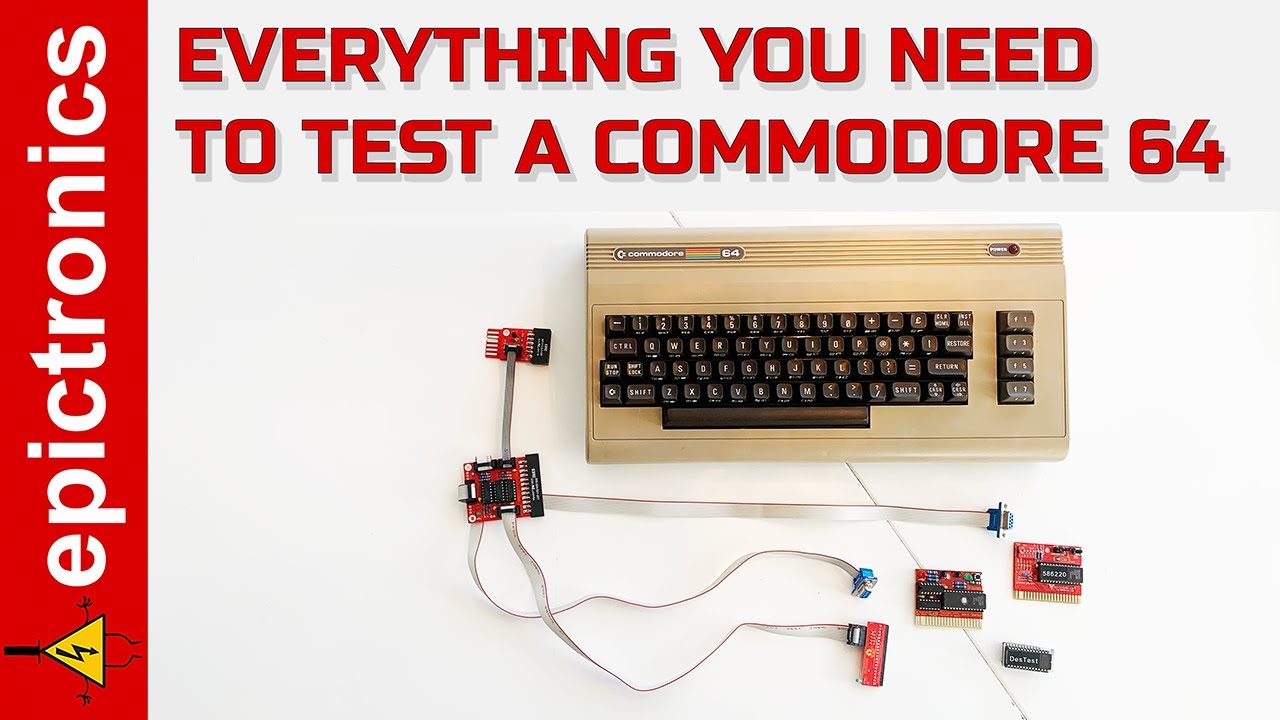 Commodore 64 DesTest MaxSwitch + DesTest Kernal + 566220 Diag + Harness