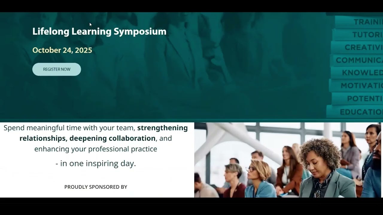 Registering For Lifelong Learning Symposium 2025