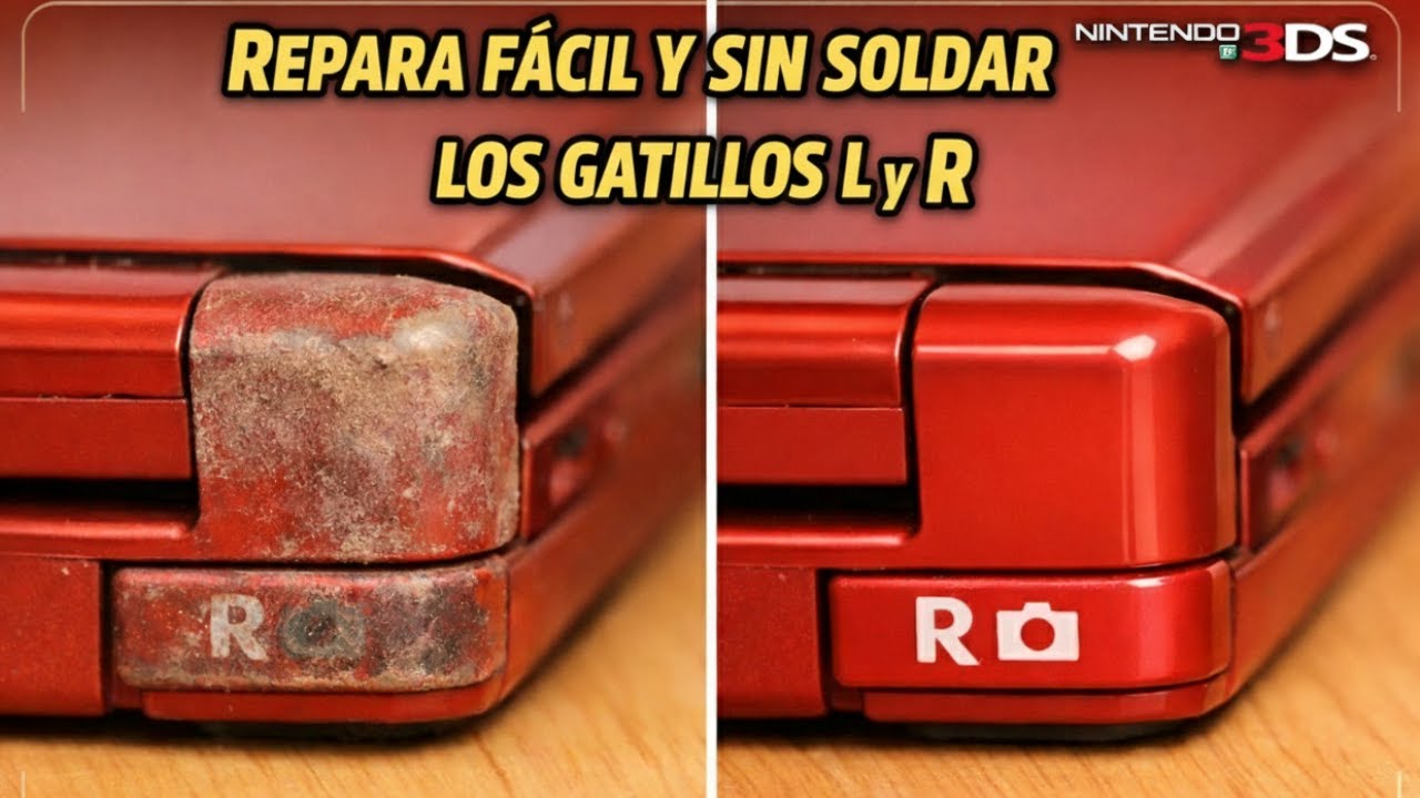🎮Nintendo 3DS | Repara Gatillos L R Fácil y Sin Soldar | Tutorial Paso a Paso