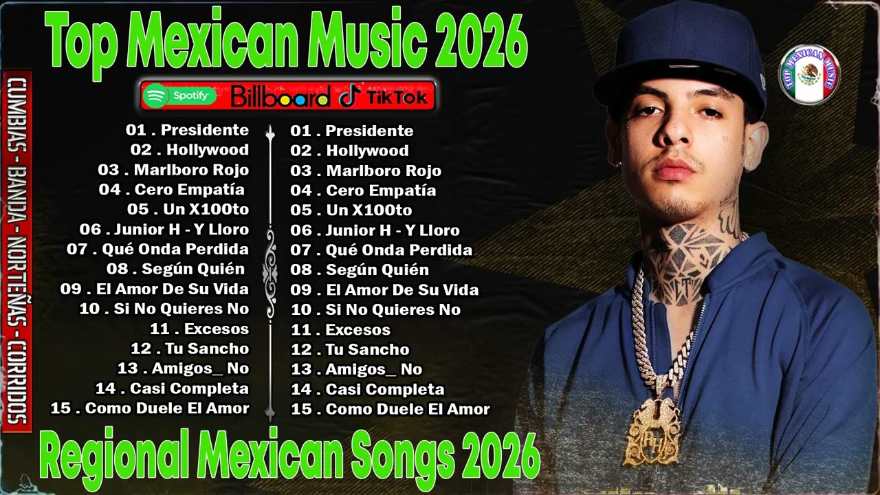 Mexico Hits Playlist - Top Mexican Music 2026 - Best Regional Mexican Songs 2026 