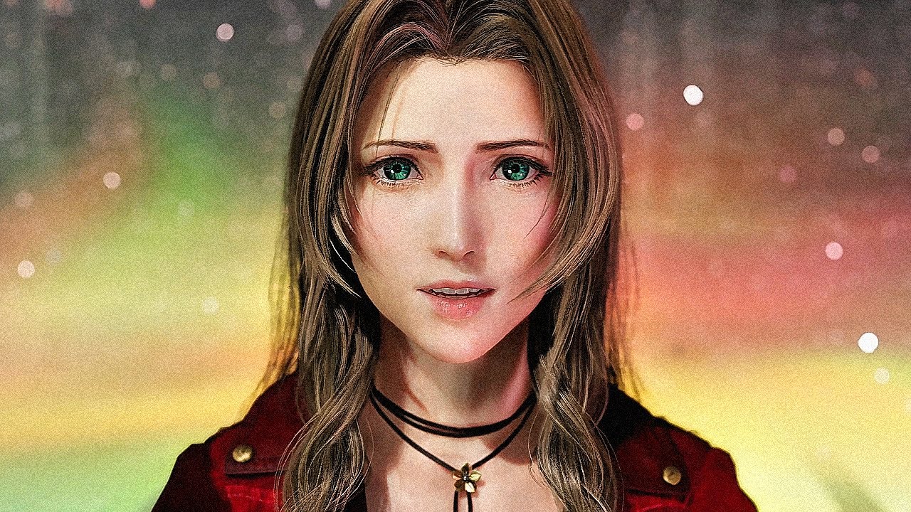 CLOUD AERITH LAST DATE SCENE | Realistic ULTRA Graphics Gameplay Final Fantasy VII