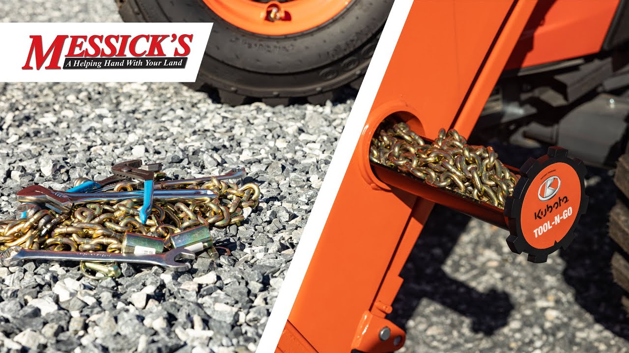 NEW! Loader Storage Tubes | Kubota Tool-N-Go