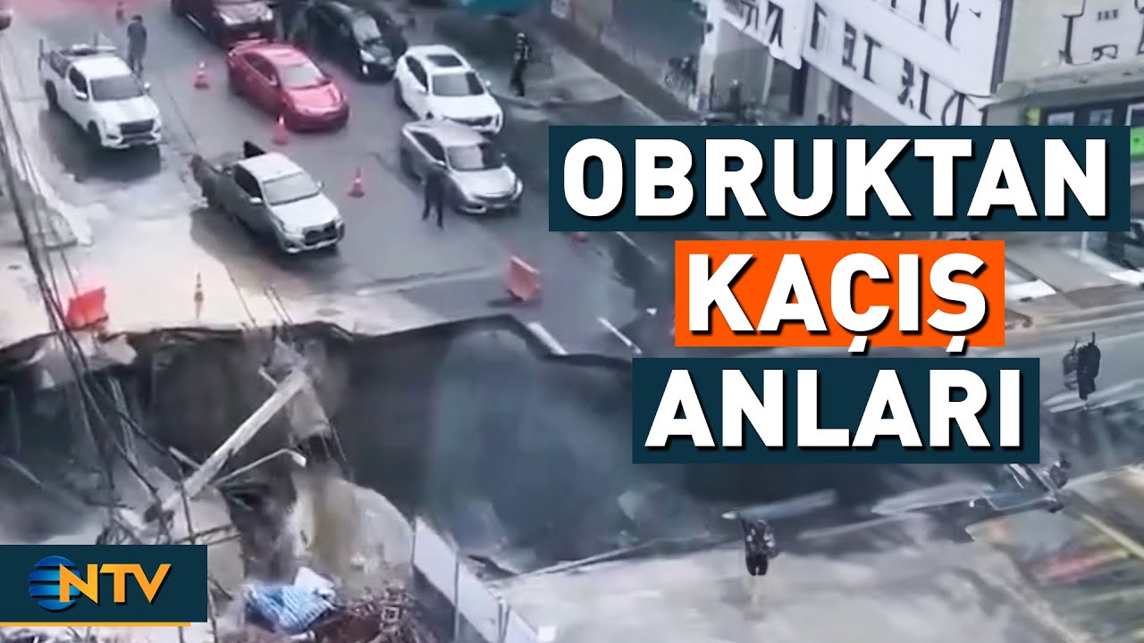 Devasa Obruğun Saniye Saniye Oluşma Anı Kamerada | NTV