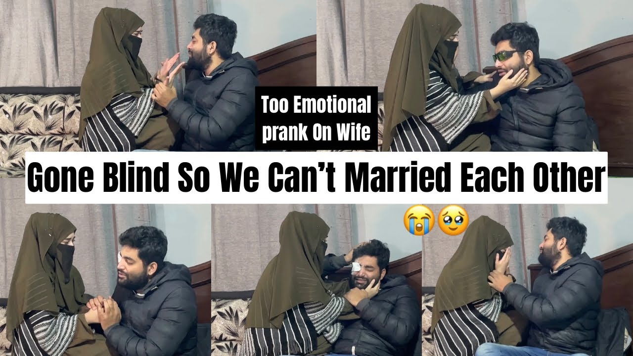 Blind Prank On Wife | Most Emotional Prank ever🥹 @SulyamWorld