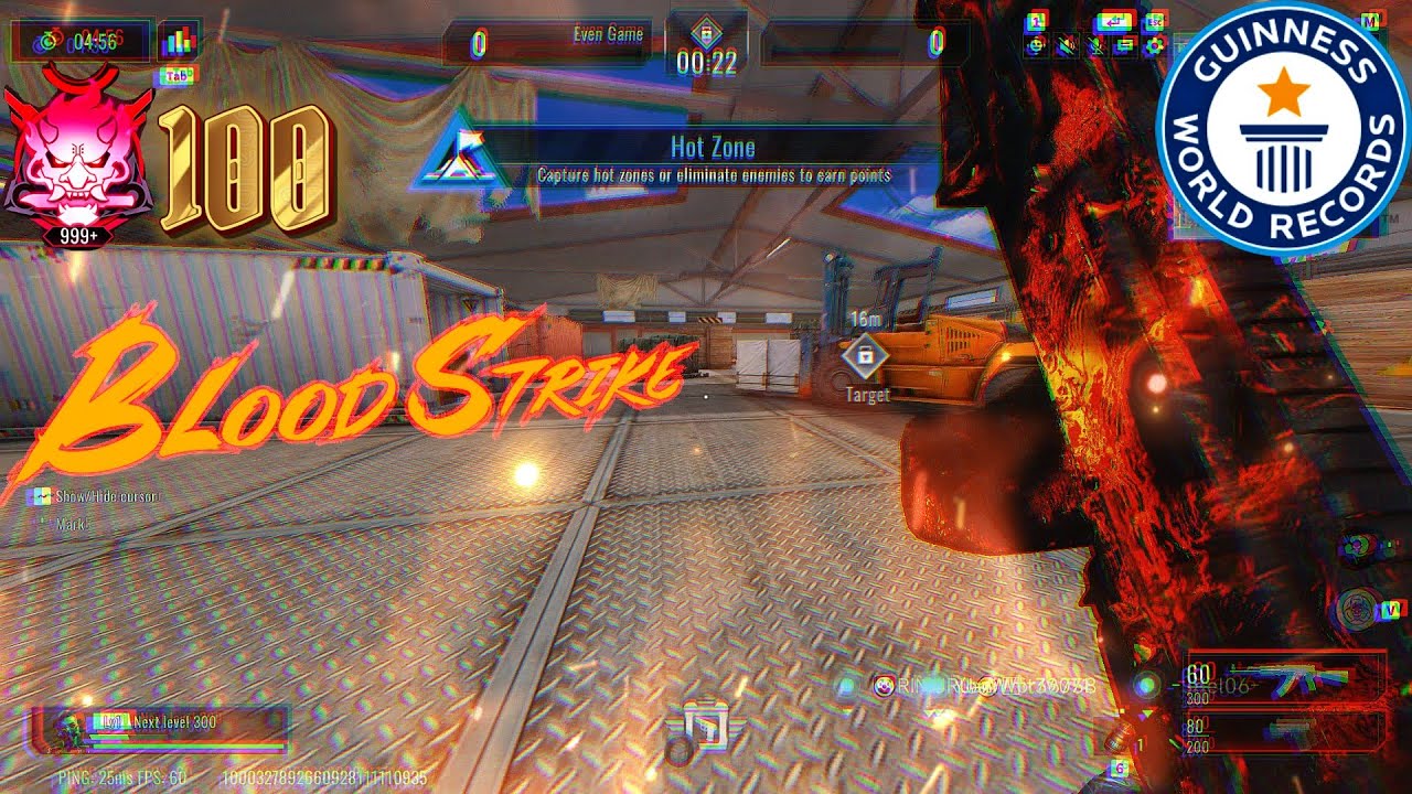 BLOOD STRIKE: 100 KILLS: WORLD RECORD: HOT ZONE GAMEPLAY 🔥