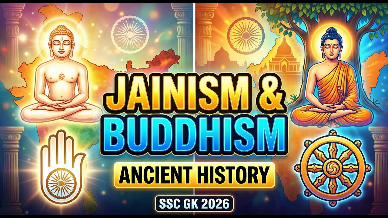 Mahavir & Buddha: The Light of Asia | SSC GK 2026 Revision | Ancient History Special
