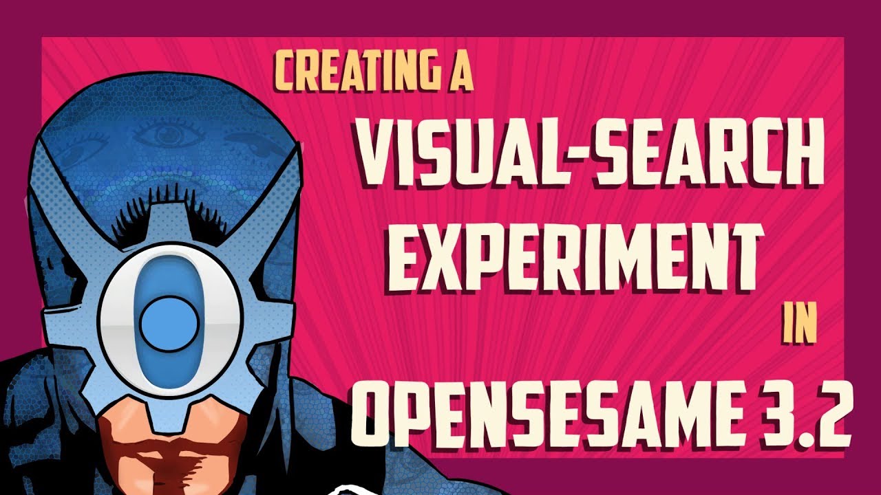Creating a visual-search experiment in OpenSesame 3.2