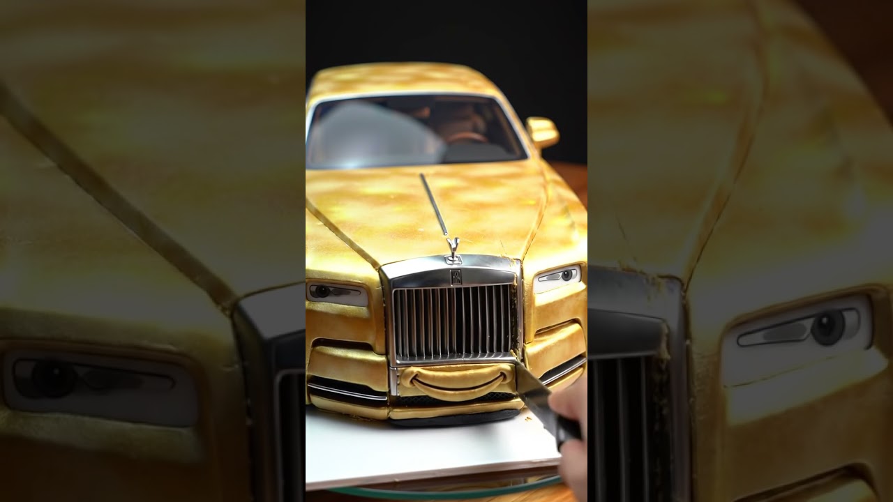 gold Rolls-Royce