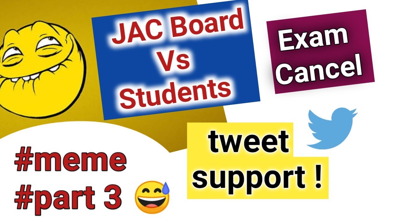 JAC Board Exam 2021 Cancel Or Not Meme 😂😂 #meme #3 JAC Board Jharkhand Board Exam 2021 meme #part3