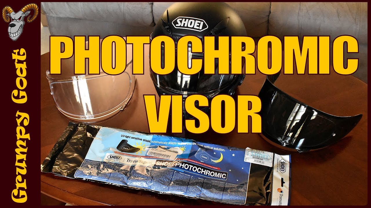 Shoei Transitions Photochromic Visor