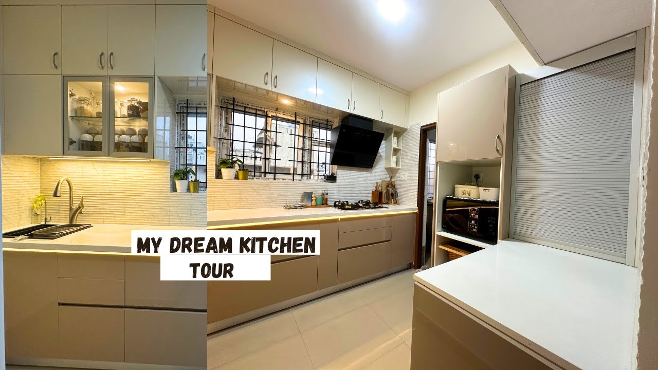 *NEW KITCHEN TOUR || MY Organized Kitchen Tour ||  INDIAN KITCHEN TOUR ||