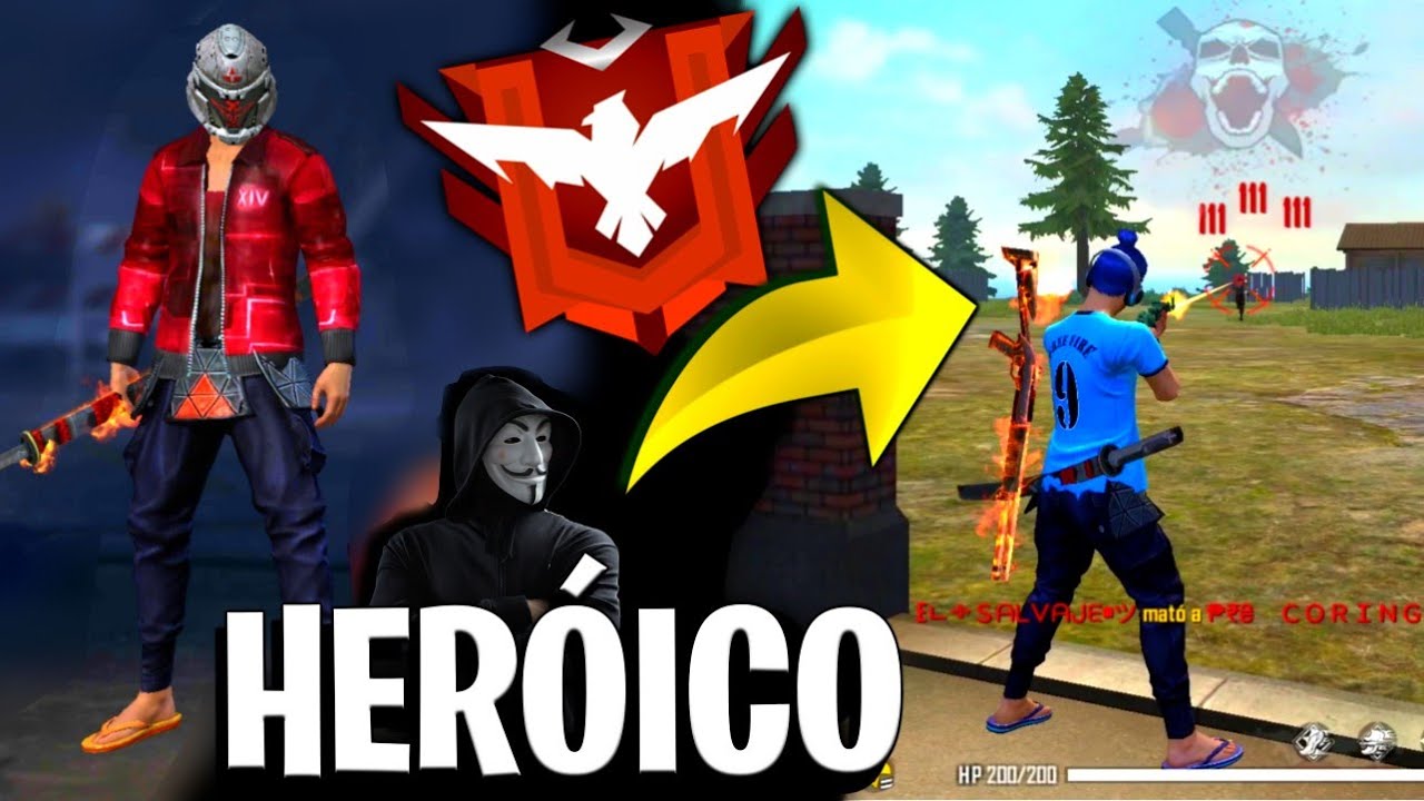ASI LLEGE A HERÓICO DESPUES DE HACKERS FREEFIRE ( mi experiencia más triste y alegre )