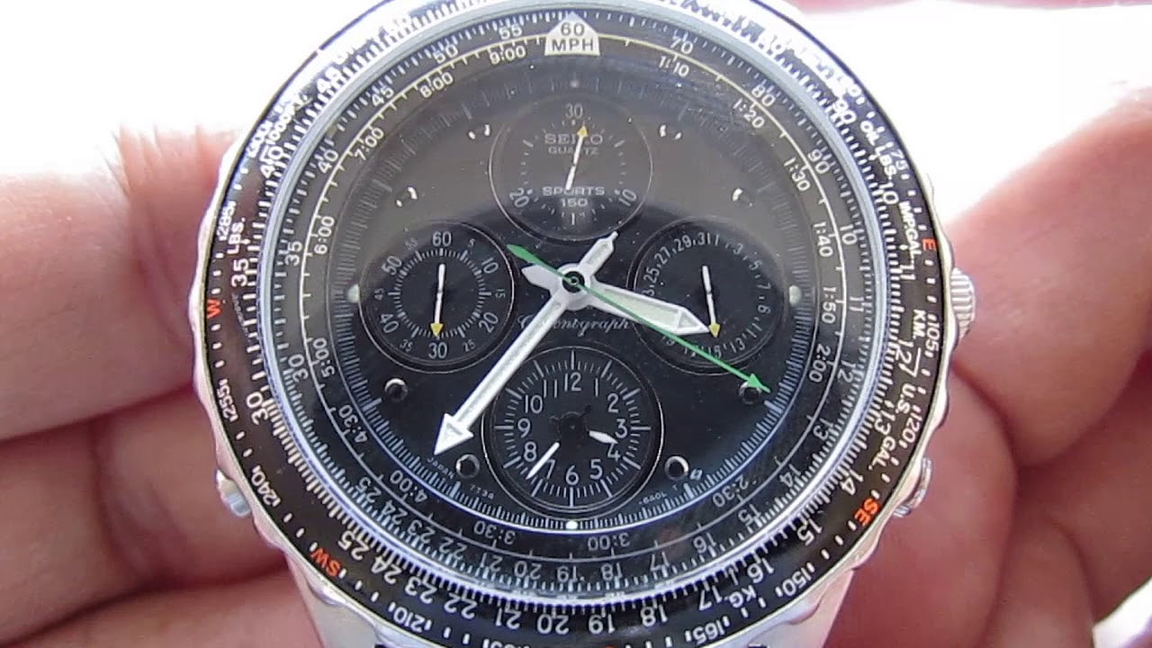 Seiko Flightmaster Chronograph