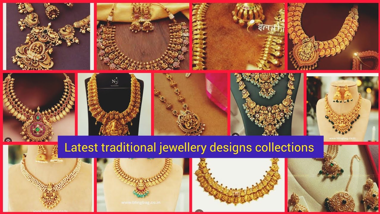 Latest traditional jewellery designs collections 