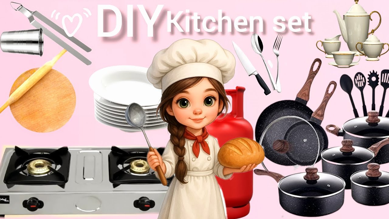 DIY Miniature Kitchen Sets | Step-by-Step Tutorial for Miniature Lovers