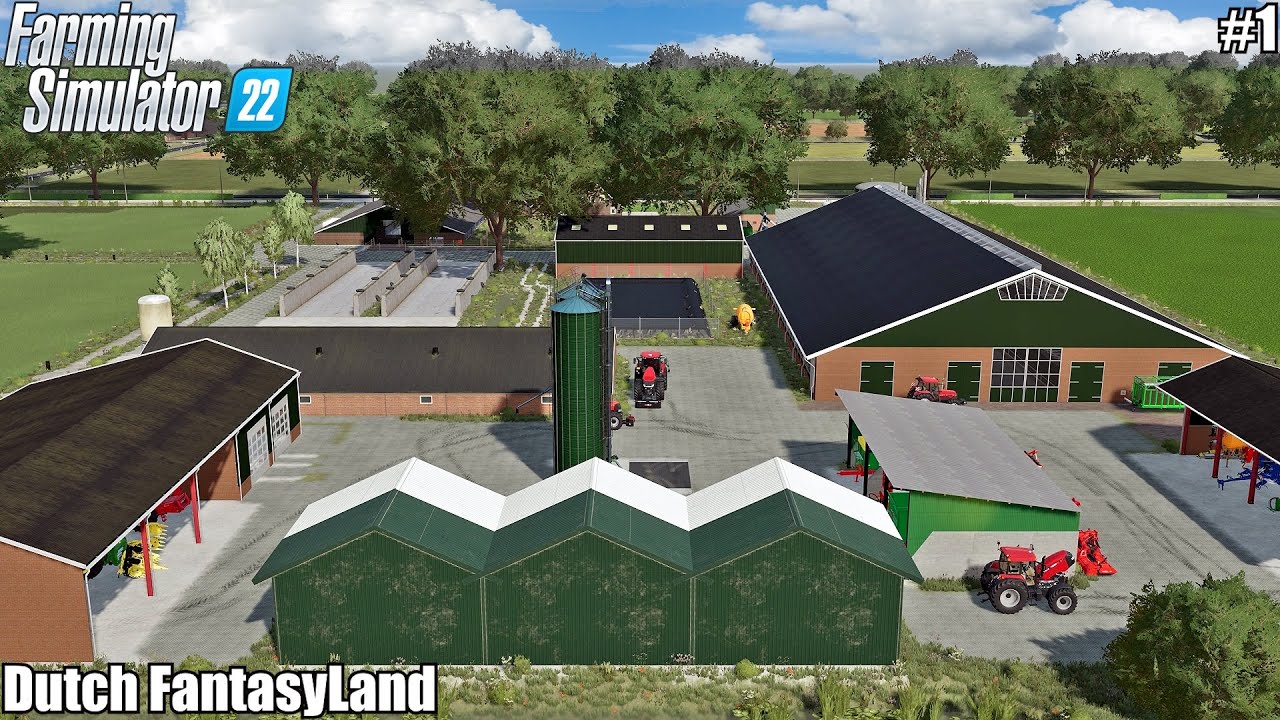 BUILDING a FARM and PURCHASING EQUIPMENT│Dutch FantasyLand│FS 22│1