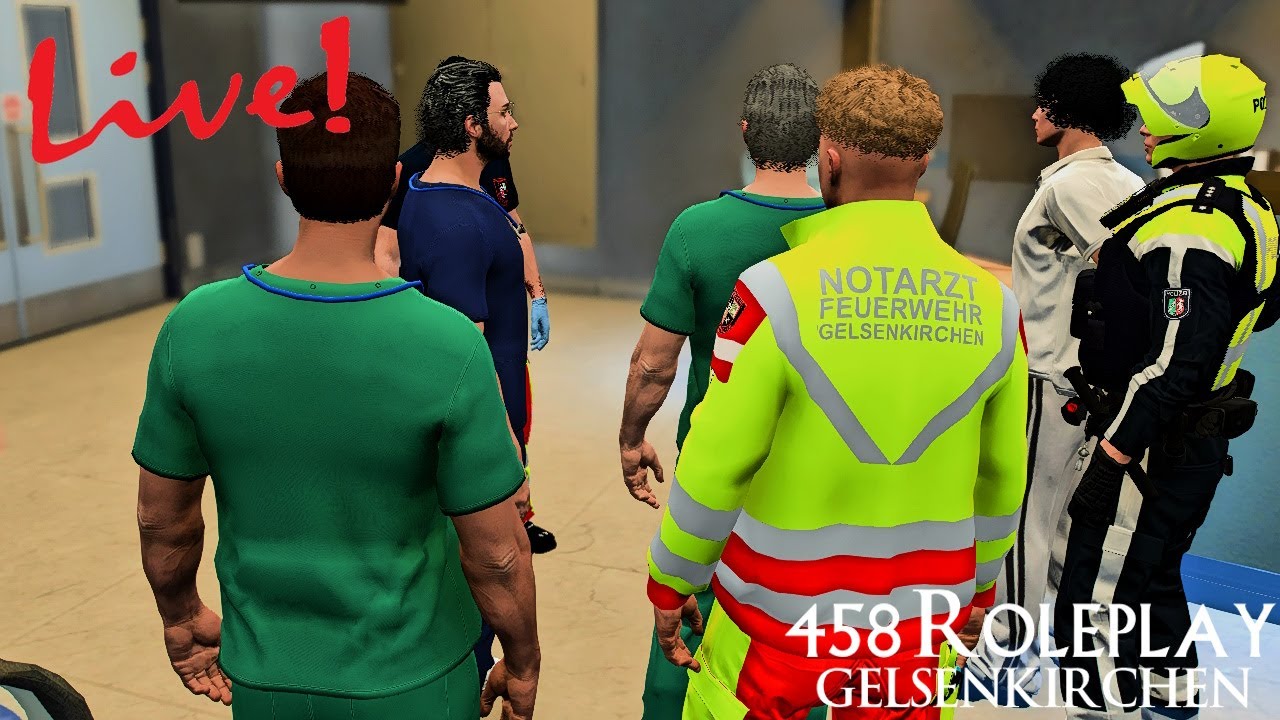 🔴LIVE🔴 Notfallmedizin hautnah: Notarzt Dr. Neumann im Einsatz | FiveM | 458 Roleplay (Gelsenkirchen)