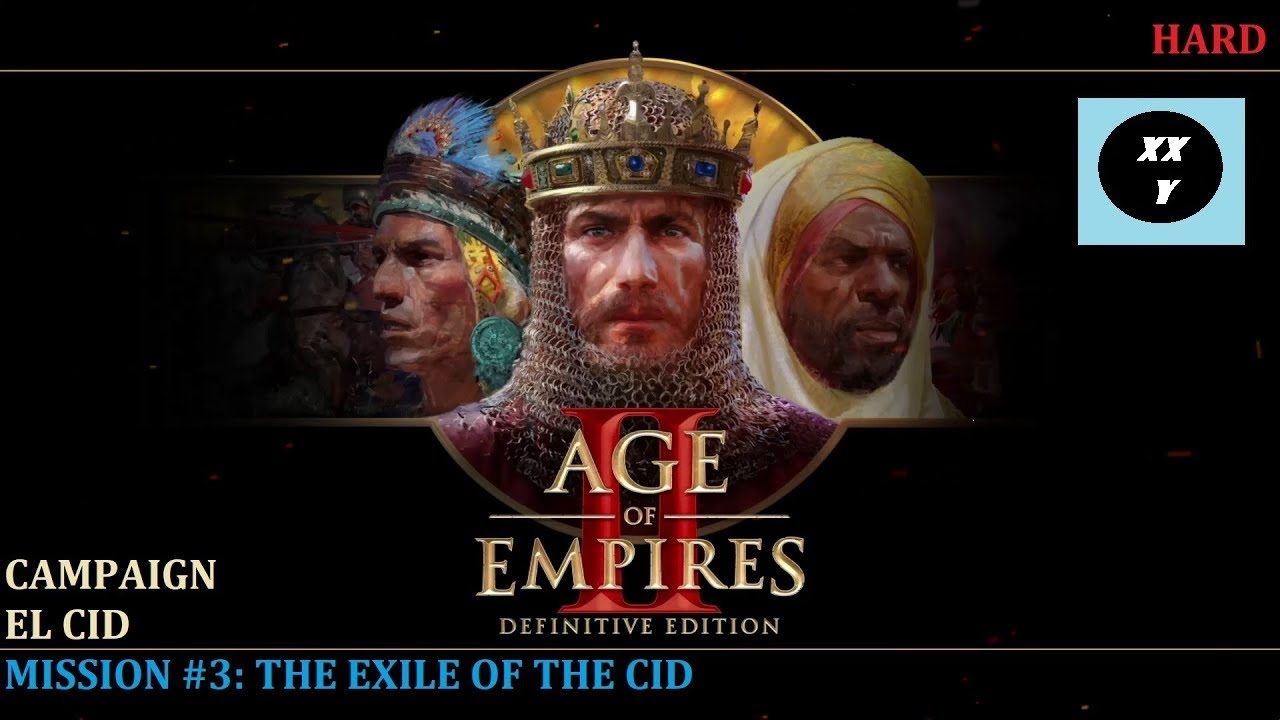 AOE 2 DE — El Cid — Mission 3 — SPEEDRUN — The Exile Of The Cid — HARD