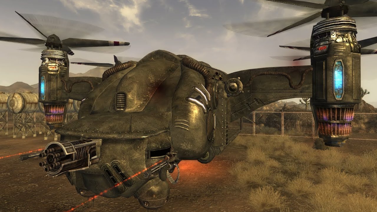 You Can Live Inside Flyable Vertibirds in Fallout New Vegas