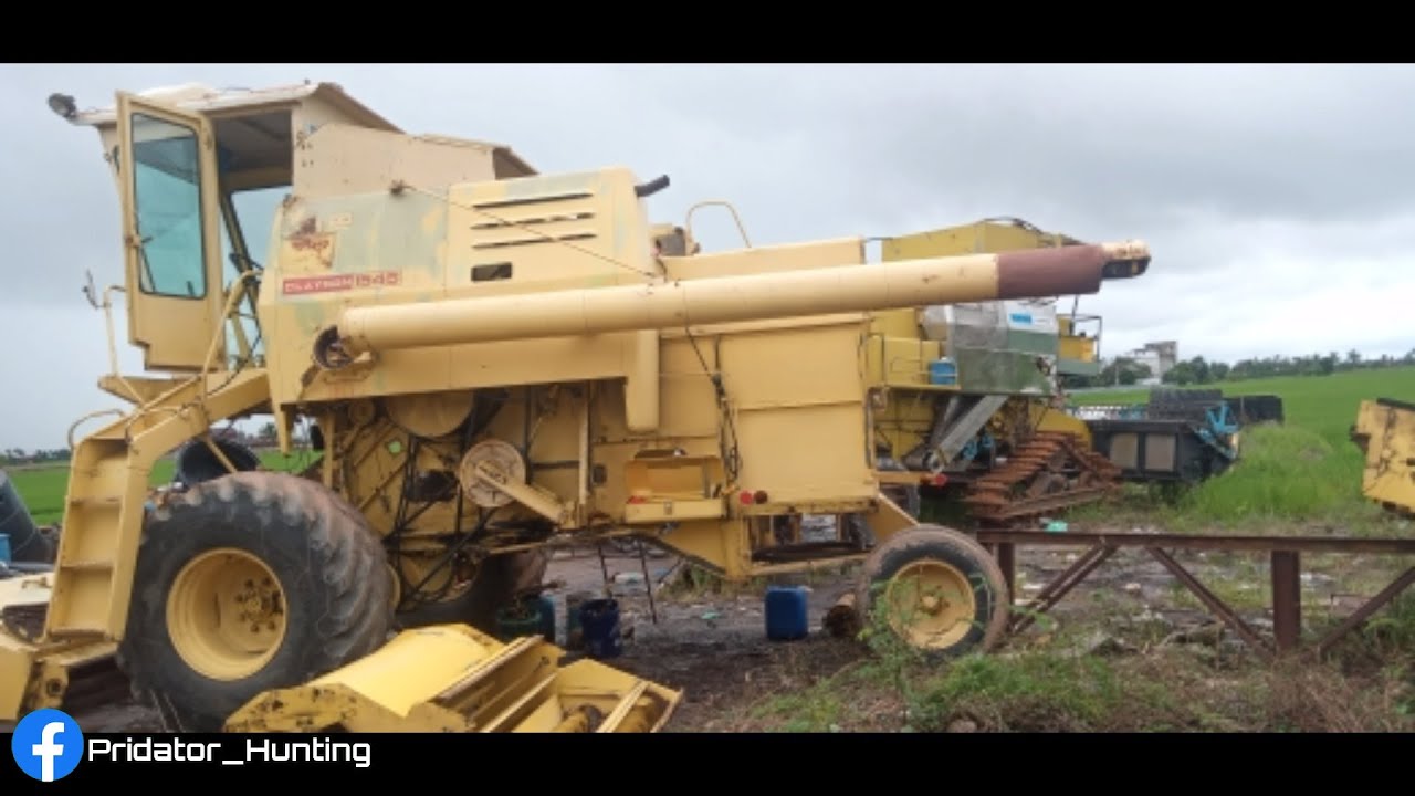 New Holland Combine Clayson 1545 Restoring and modifying To harvest rice !!