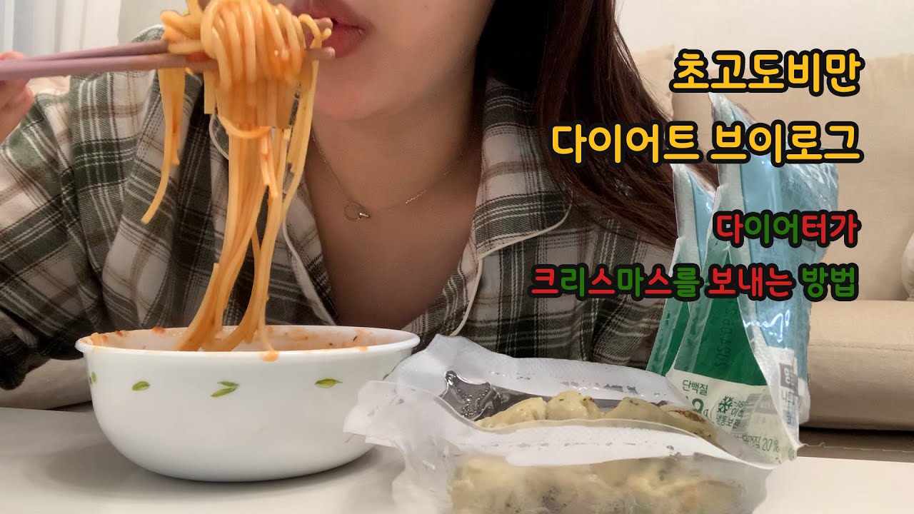 초고도비만 | 다이어트 브이로그 10편 | 다이어트 잘하다가 크리스마스를 마주한 돼지 한마리..