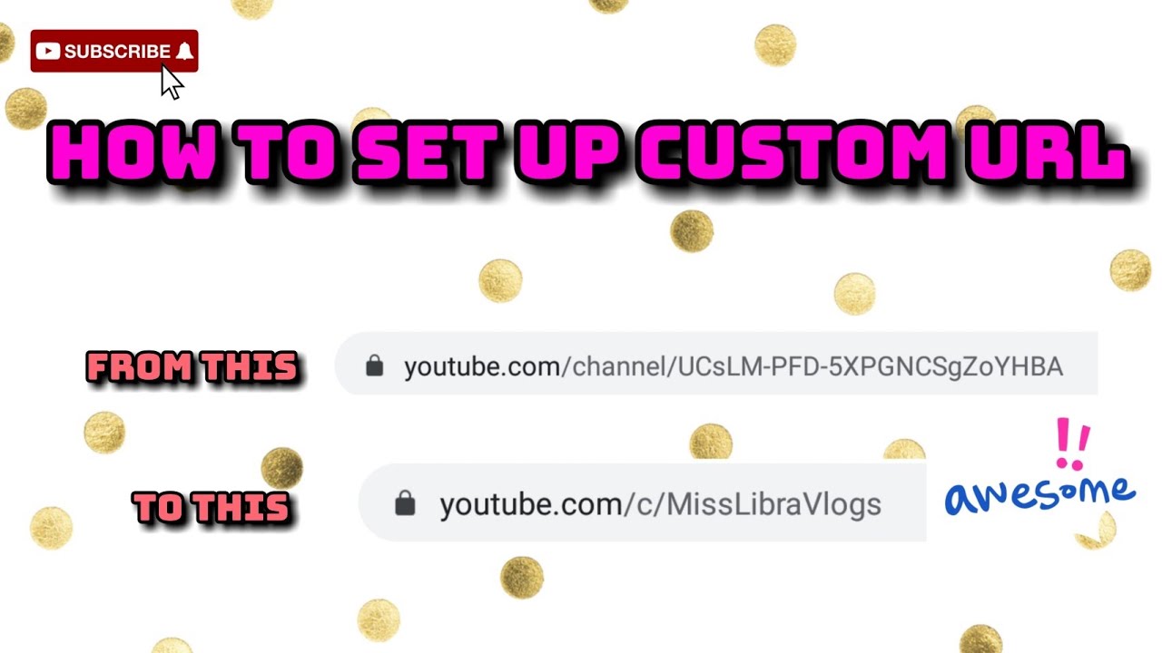 How to set YouTube custom URL | Tutorial | MissLibra Vlogs