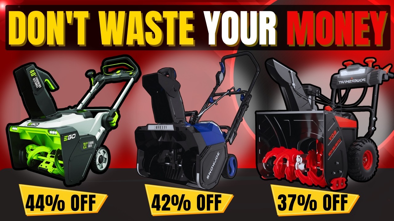 Amazon Best Deals 2026 – Snow Blowers with Huge Discounts