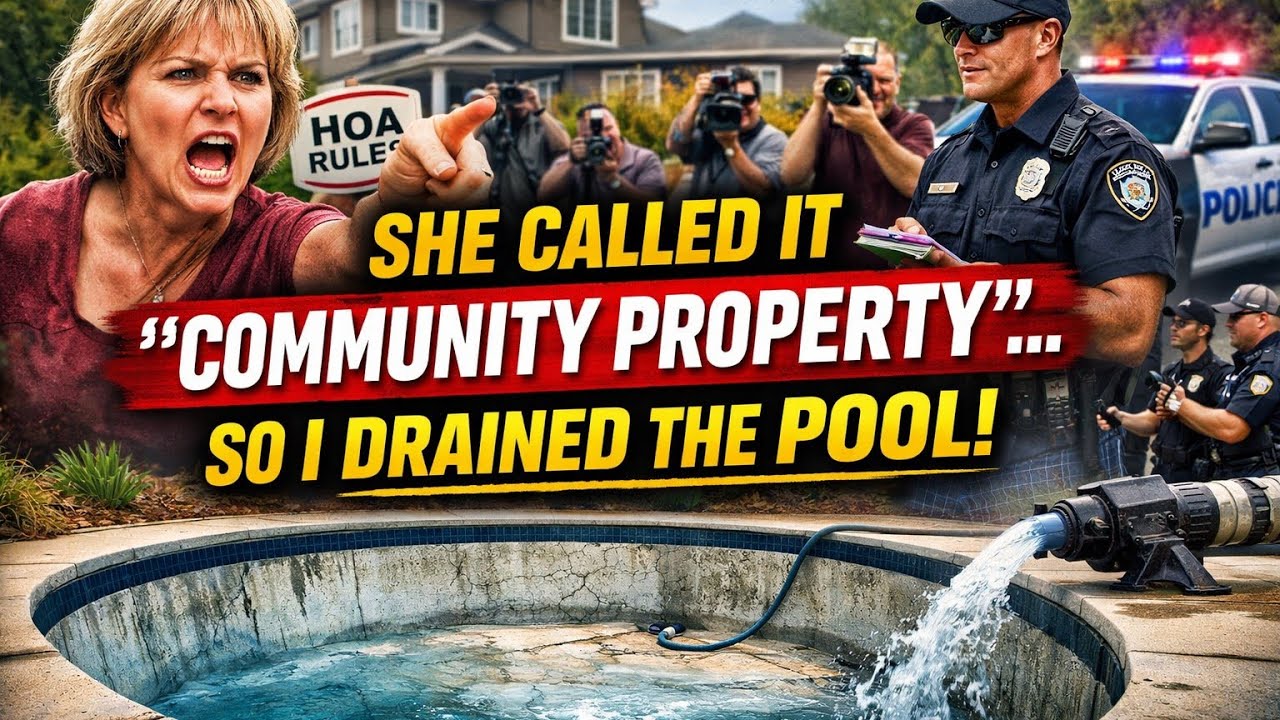 She Said My $47,000 Pool Belonged to the HOA… Then the Police Showed Up