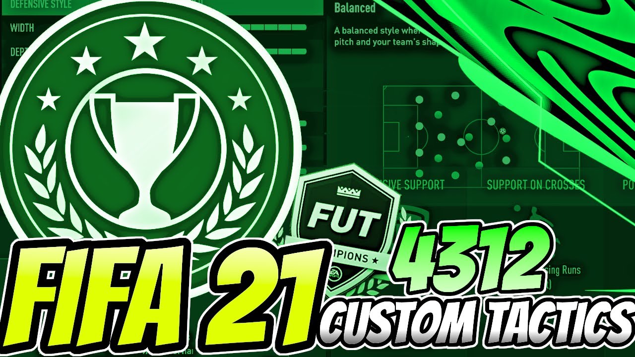 FIFA 21 ULTIMATE TEAM PRO PLAYER META 4312 CUSTOM TACTICS & INSTRUCTIONS FOR WEEKEND LEAGUE!!