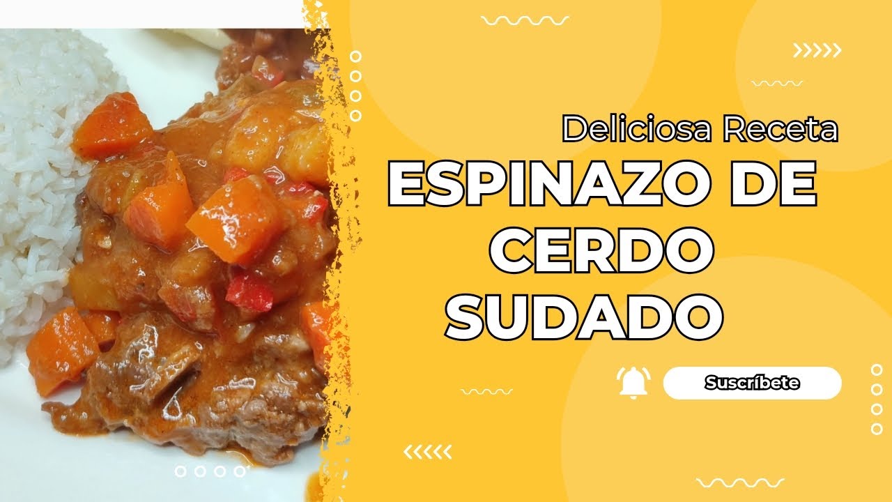ESPINAZO DE CERDO SUDADO| Te vas a querer chupar los dedos con esta receta.