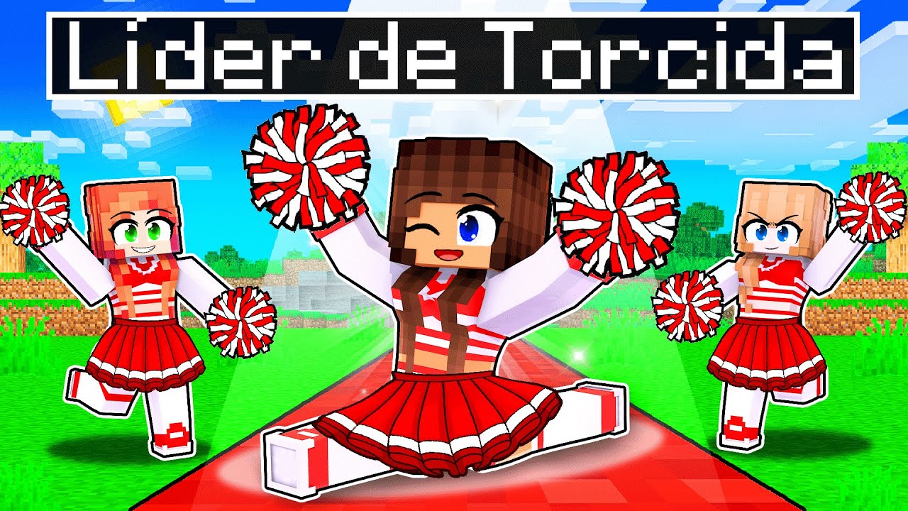 MIIKA virou CAPITÃ das LÍDERES de TORCIDA no Minecraft ◂Miika▸