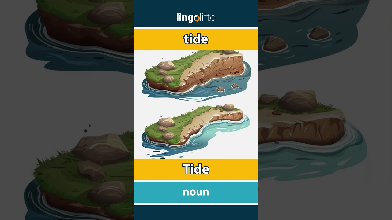 🇬🇧🇩🇪 tide - Tide : learn English : Lernen wir Englisch : vocabulary builder
