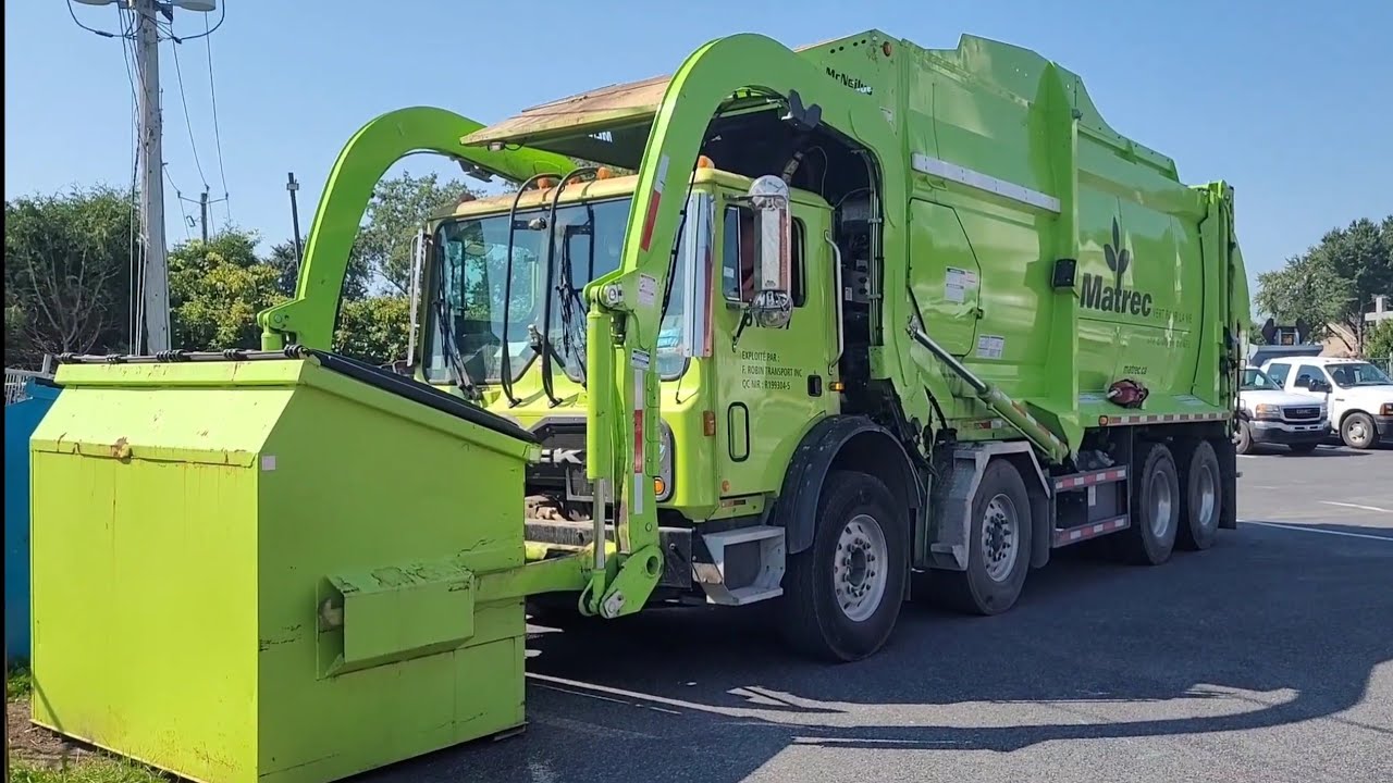 Matrec/GFL Mack McNeilus VS Old Matrec/Transforce Front Loader In Action