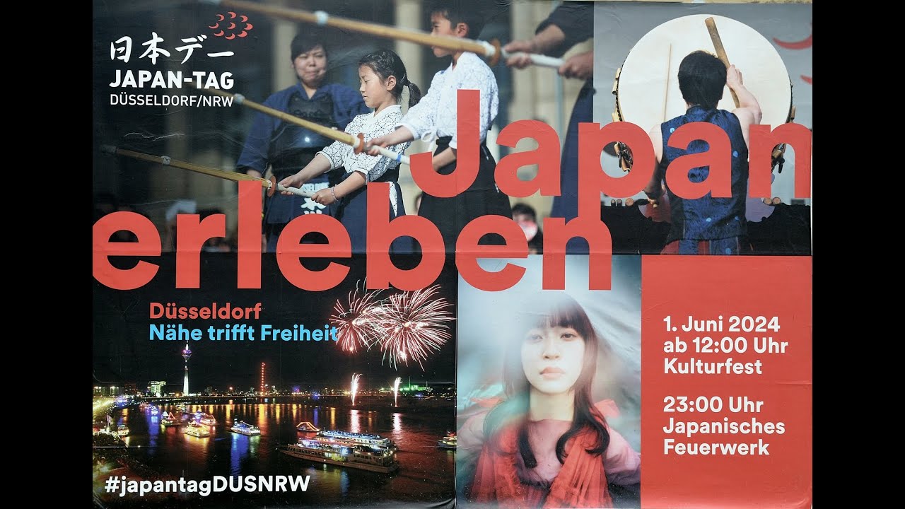 Ein wunderbare Japan Tag in Düsseldorf 2024. A wonderful Japan day in Düsseldorf 2024
