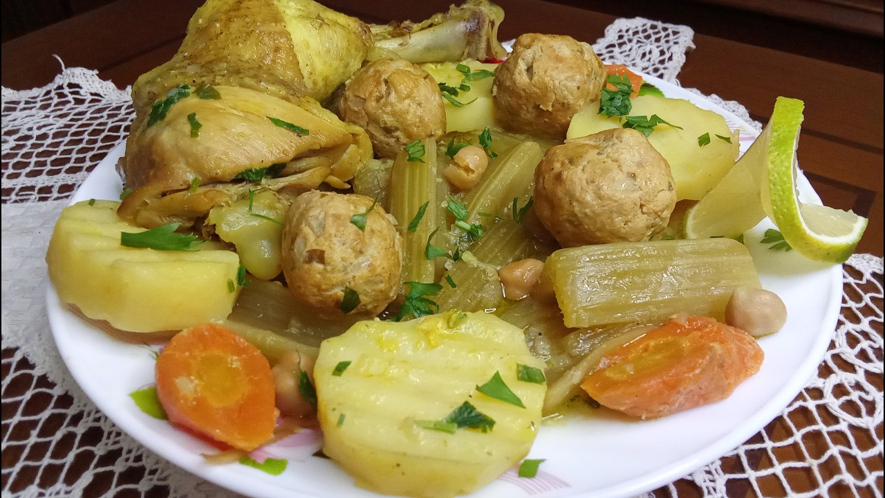 جربيه بهذي الطريقة💥جواز خرشف بالدجاج والكويرات مرقة بيضاء مجمر طايب زبدة صحي و بزاف بنين  #اكسبلور