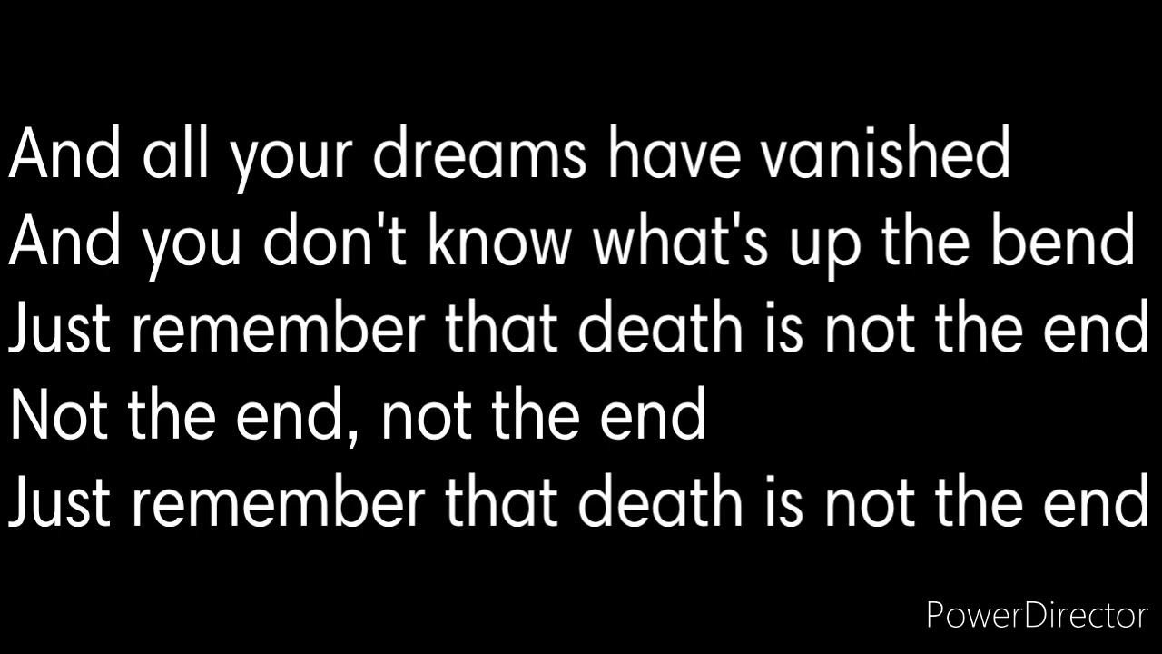 Nick Cave & Friends - Death is not the End - Lyrics