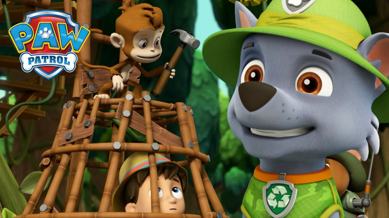 Tlapky zachraňují Ryderovy nástroje před zlomyslnými opicemi a další! - Tlapková Patrola PAW Patrol