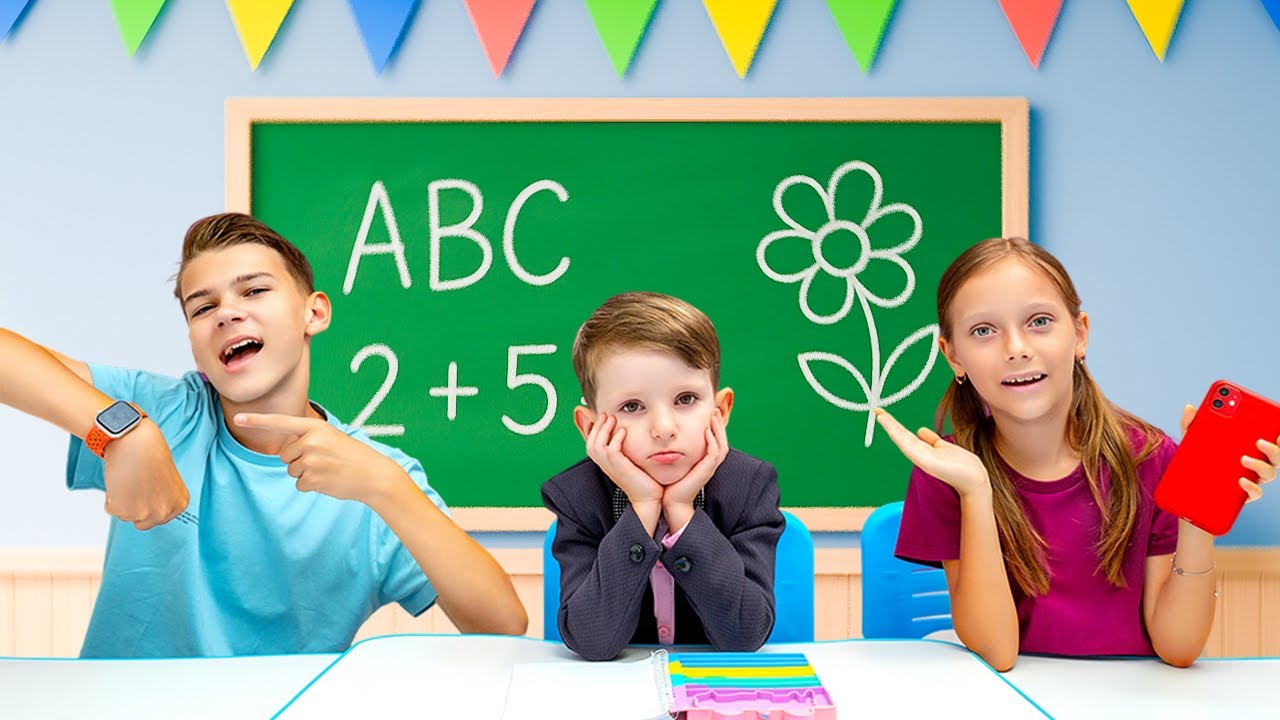 Clever Little Brother at School &ndash; Alex&rsquo;s Funniest First Day!