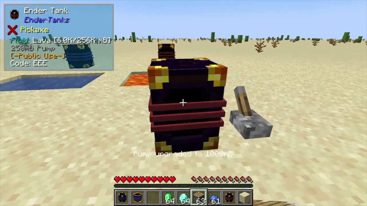 Endertanks: Ender Tanks (как использовать)(Как улучшить)