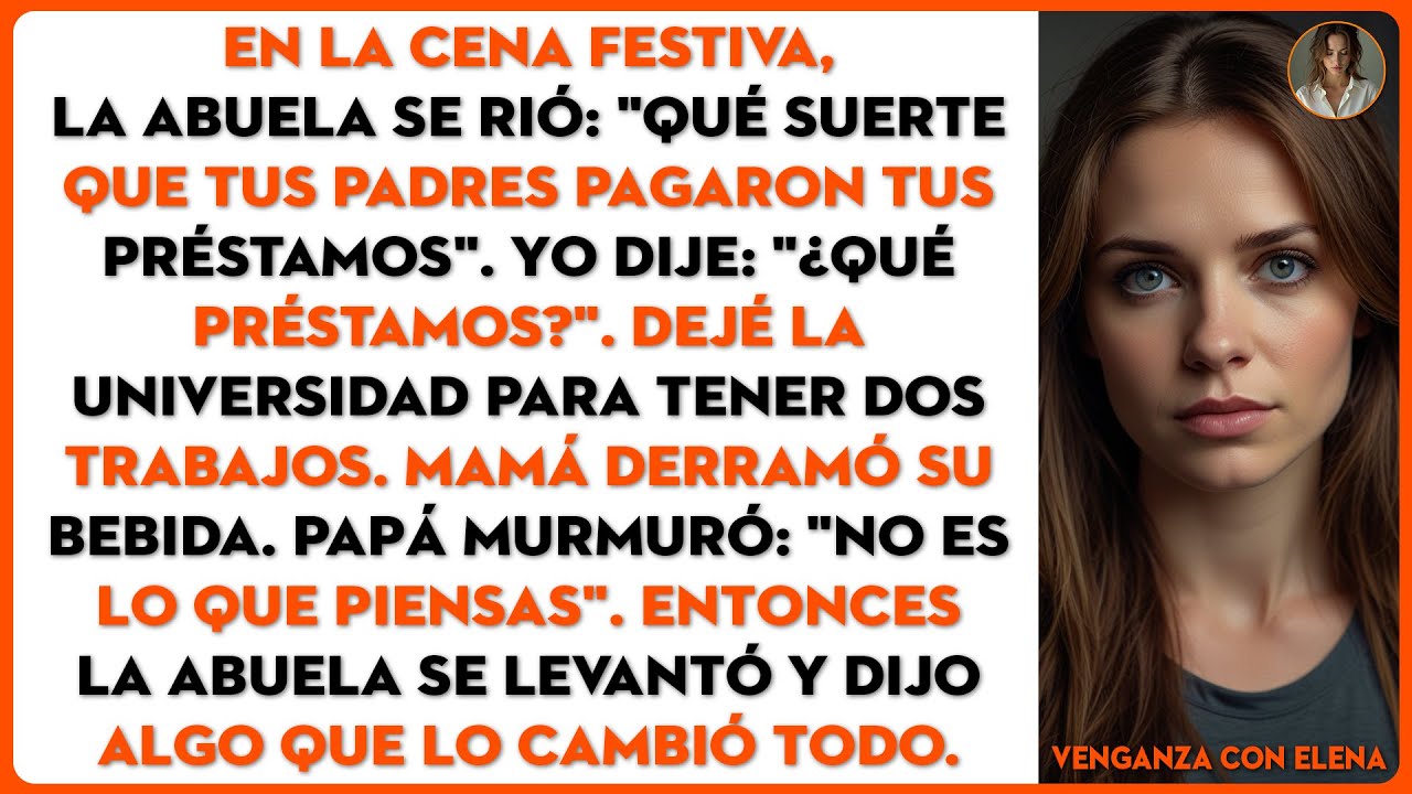 En la mesa festiva, ella hizo un comentario sobre mi deuda: mi respuesta dejó a todos en silencio...