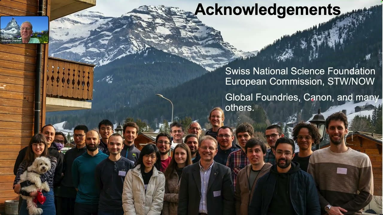 ICCP 2025 - Keynote by Edoardo Charbon and Invited Talk by Mohit Gupta