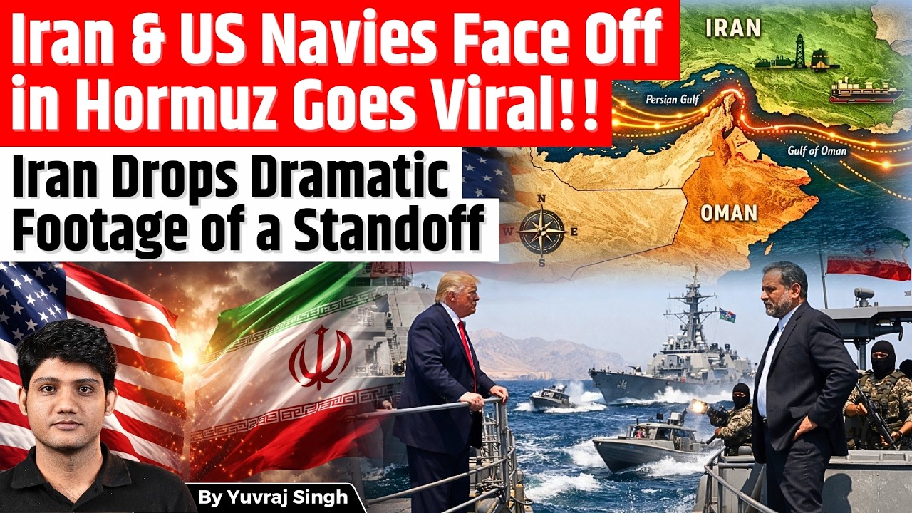 Iran Drops Dramatic Iran&ndash;US Naval Standoff Footage | Warning to US Warship in Strait of Hormuz