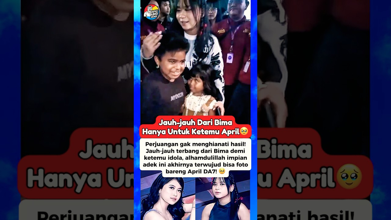 Kebahagiaan Anak Bima Bertemu April DA7 ❤️#aprilda7 #april #indosiar #dangdutacademy